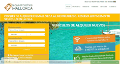 Desktop Screenshot of alquilercochesmallorca.com